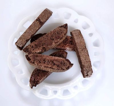 Dolci di Maria Gluten Free Chocolate Chocolate Chip Biscotti 6-7 cookies in a 6.0 ounce pack