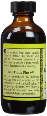 Singing Dog Vanilla, Pure Vanilla Flavor Alcohol Free, 4 Fluid Ounce Bottle