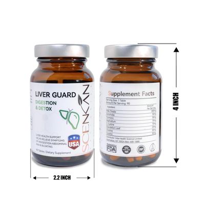 scenkan Milk Thistle &amp; Artichoke Supplement for Liver Detox - Optimal Dose for Your Liver Support, 90 Capsules 1
