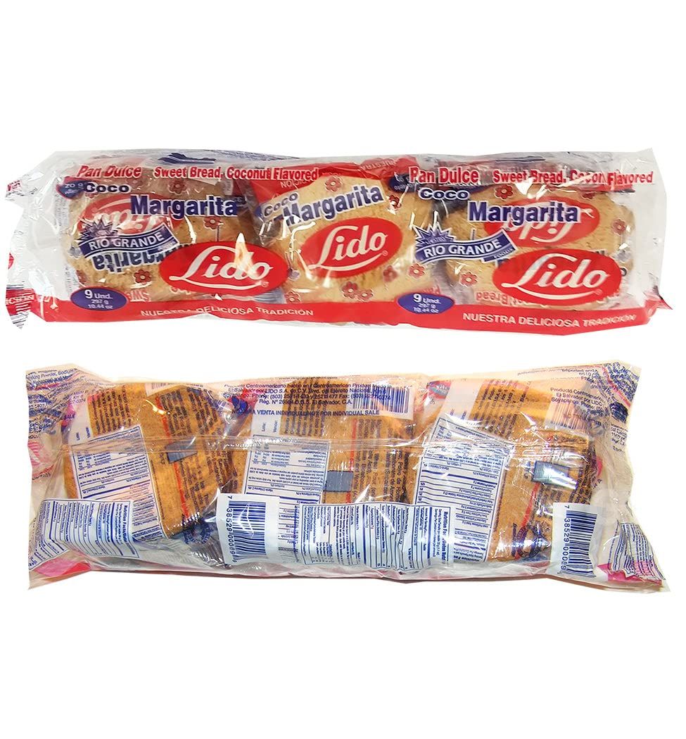 Lido Coconut Margarita Cookies 10.44oz - Galletas de Coco