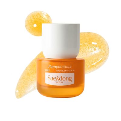 SAEKDONG SEOUL Pumpkintinol Pore Balancing Serum Ceramide Flake Pumpkin Formula Pore Tightening &amp; Hydration Lightweight Glow for Clear, Radiant Skin 30ml 1.01 fl.oz