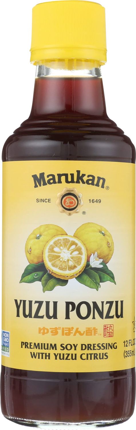 Marukan Yuzu Ponzu Soy Dressing, Non GMO, 12 Fluid Ounces Pack Of 6