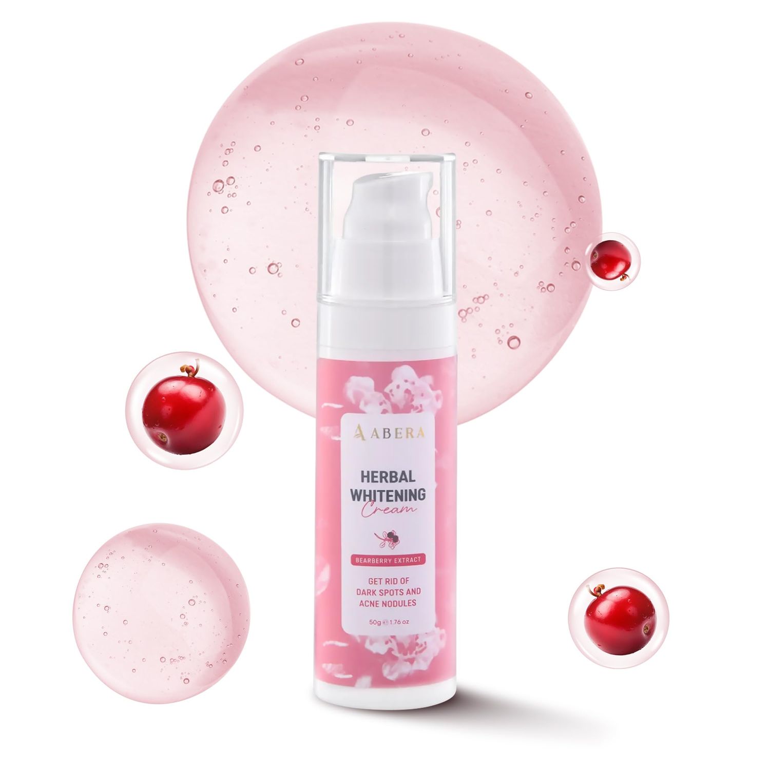 Abera Underarm Dark Spot Corrector Cream with Bearberry Extract, Targeted Armpit Spot Reducer &amp; Sensitive Area Skin Tone Enhancer, Natural Even Tone Solution with Arbutin &amp; Niacinamide
