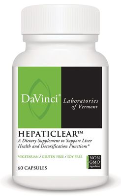 DaVinci Laboratories of Vermont Hepaticlear, 60 Count