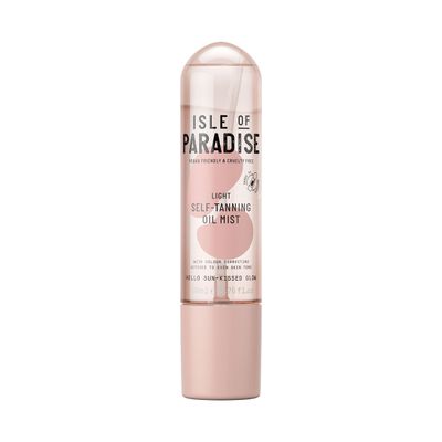 Isle of Paradise Self Tanning Oil Mist, Light Sun-Kissed Glow - Color Correcting Self Tan Spray, Vegan, Cruelty Free, 6.76 Fl Oz