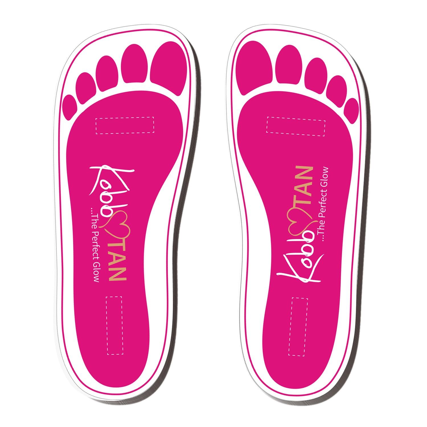 60 Pairs120feets Spray Tan Feet Pads Disposable &amp; Economic Pink Feet pads for Spray tanning,Use in Tanning booth,Sunless Tanning at Home or Beauty Salon-Non Slip-Comfortable-Hygienic-Ultra Bronzing