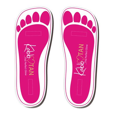 60 Pairs120feets Spray Tan Feet Pads Disposable &amp; Economic Pink Feet pads for Spray tanning,Use in Tanning booth,Sunless Tanning at Home or Beauty Salon-Non Slip-Comfortable-Hygienic-Ultra Bronzing