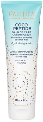Pacifica Coco Peptide Damage Care Conditioner, Haircare, Repair Split Ends and Breakage, Hair Repair Treatment, Color Safe, For Dry and Damaged Hair, Hair Care, Vegan, 8 fl oz 1 Count