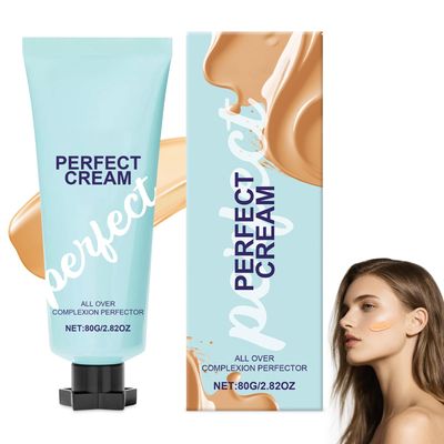 Supreme Creme All-Over Complexion Perfector - Long Lasting Supreme Cream Body Perfector - Waterproof Transfer-Resistant Skin Tint CC Cream Foundation, Hydrating Concealer Shines Natural Beauty 1PC