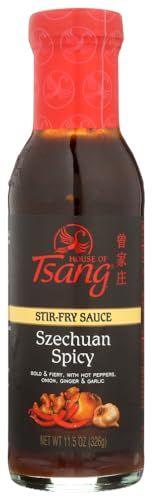 House of Tsang Szechuan Spicy Sauce 11.5oz Bottles, Pack of 3