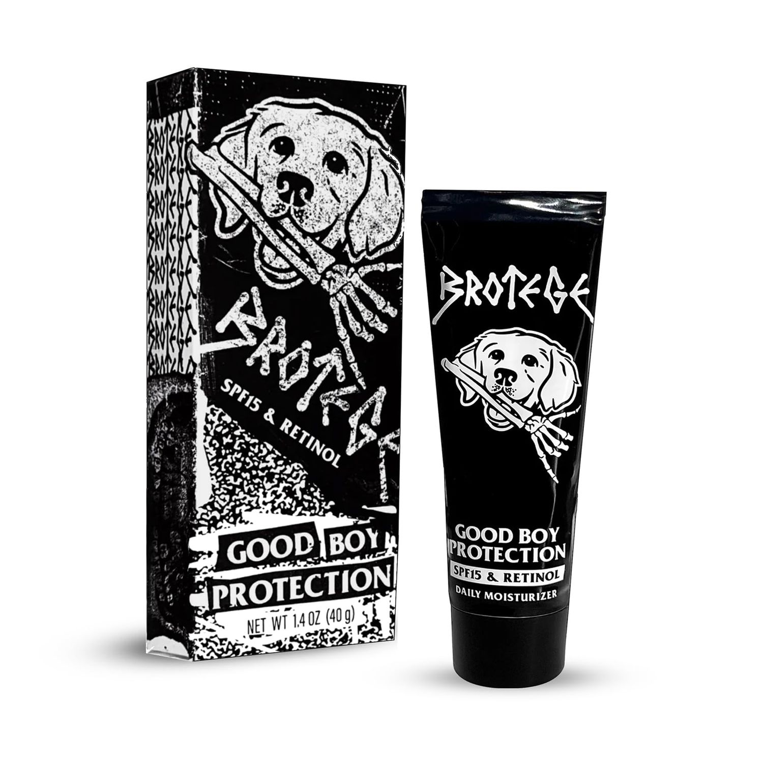 BROTEGE All-In-One Daily Anti-Aging Face Moisturizer with SPF 15 Sunscreen &amp; Retinol for Men Fragrance-Free, Non-Greasy Facial Moisturizer Formula to Fight Fine Lines &amp; Wrinkles Made in USA