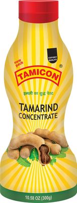Tamicon Tamarind Concentrate Sweet &amp; Sour Tamarind Paste Authentic South Indian Style Flavor Perfect for Curries, Sauces, Dips &amp; Soups Squeezy Pack 10.58 Oz 300gm