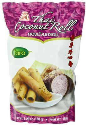 JHC Thai Coconut Roll, Taro, 5.29 Ounce