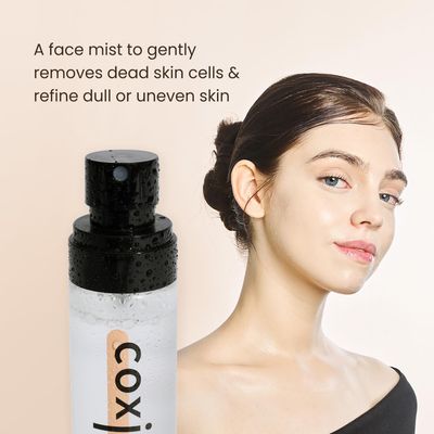 coxir BROWN RICE NIACINAMIDE daily PEELING MIST TONER l TXATranexamic Acid, Niacinamide,AHA,BHA and Brown Rice l Daily Exfoliating Facial Spray, Minimize Enlarged Pores 80ml2.70 fl.oz