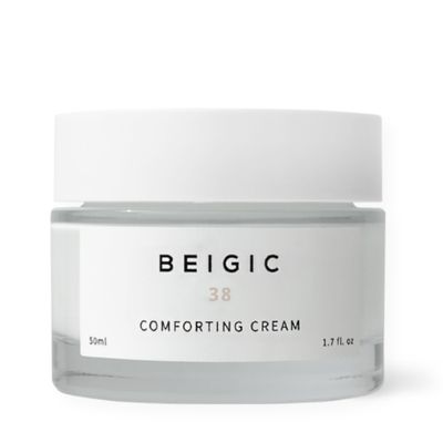 BEIGIC Comforting Cream - Vegan Hydrating Calming Facial Moisturizer with Allantoin, Niacinamide &amp; Ceramide for Dry Sensitive Skin 1.7 fl oz