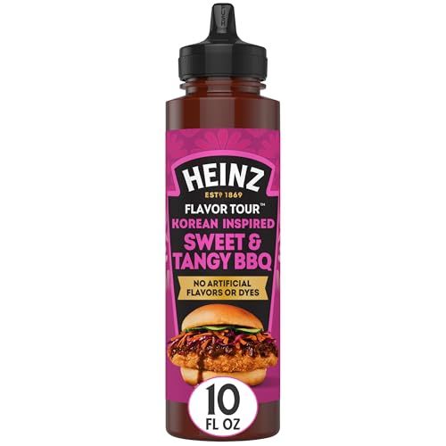 Heinz Flavor Tour Korean Inspired Sweet &amp; Tangy BBQ Sauce, 10 fl oz Bottle