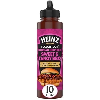 Heinz Flavor Tour Korean Inspired Sweet &amp; Tangy BBQ Sauce, 10 fl oz Bottle