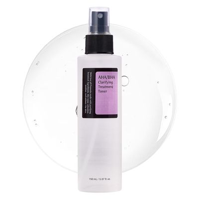 AHABHA Treatment Toner 5.07 fl.oz 150ml, Mild Exfoliating Skin Prep Korean Toner for All Skin Type, Korean Skin Care, Daily Use