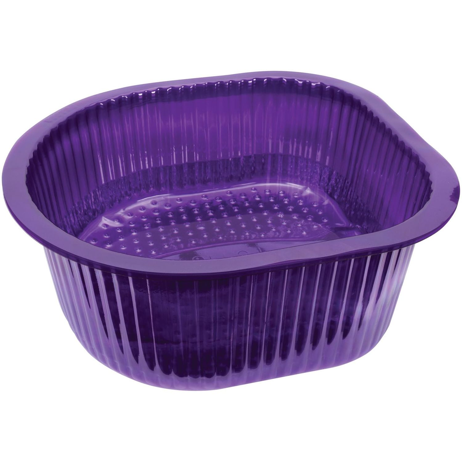 ForPro Universal Pedi Bath Liners - 50 THICKER - Fit Footsie Bath Plus Foot Bath, Disposable Pedicure Foot Tub Liners for Foot Spa Basins &amp; Foot Bath Soaks, Purple, 100-Count