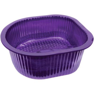 ForPro Universal Pedi Bath Liners - 50 THICKER - Fit Footsie Bath Plus Foot Bath, Disposable Pedicure Foot Tub Liners for Foot Spa Basins &amp; Foot Bath Soaks, Purple, 100-Count