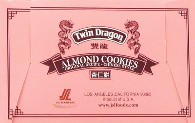 Twin Dragon Almond Cookies 15 Oz.
