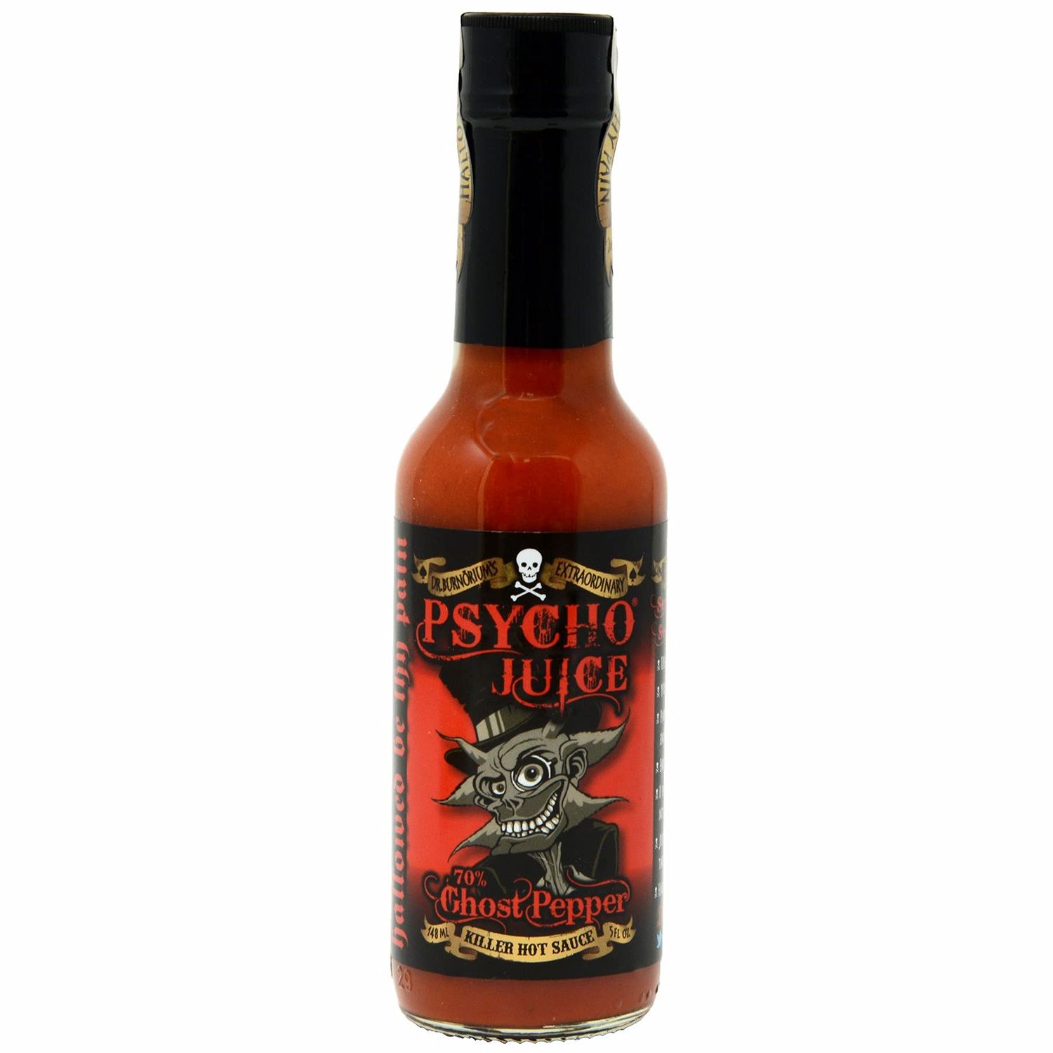 Psycho Juice Hot Chili Sauce 70 Ghost Pepper