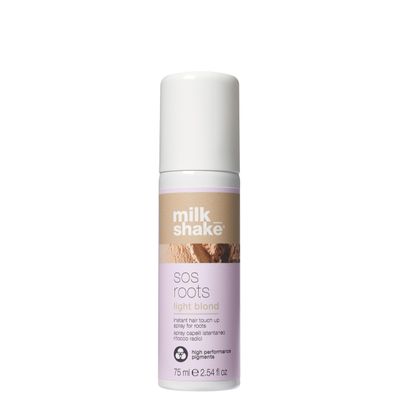 milk_shake SOS Roots Hair Touch Up Spray Blond - Natural-Looking Effect Instant Grey Coverage No Residue Includes Applicator