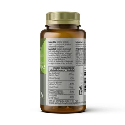 Talya ADM - Artichoke - Dandelion - Milk Thistle - Special Blend for Liver Detox - Veg Caps - Promotes Healthy Liver Balance