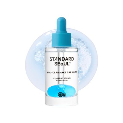 Standard Seoul Hydrating Face Serum with 10 Ceramide Active Ball Deep Moisturizing, Skin Barrier Repair, Korean Skincare for Dry, Sensitive Skin Hydrating