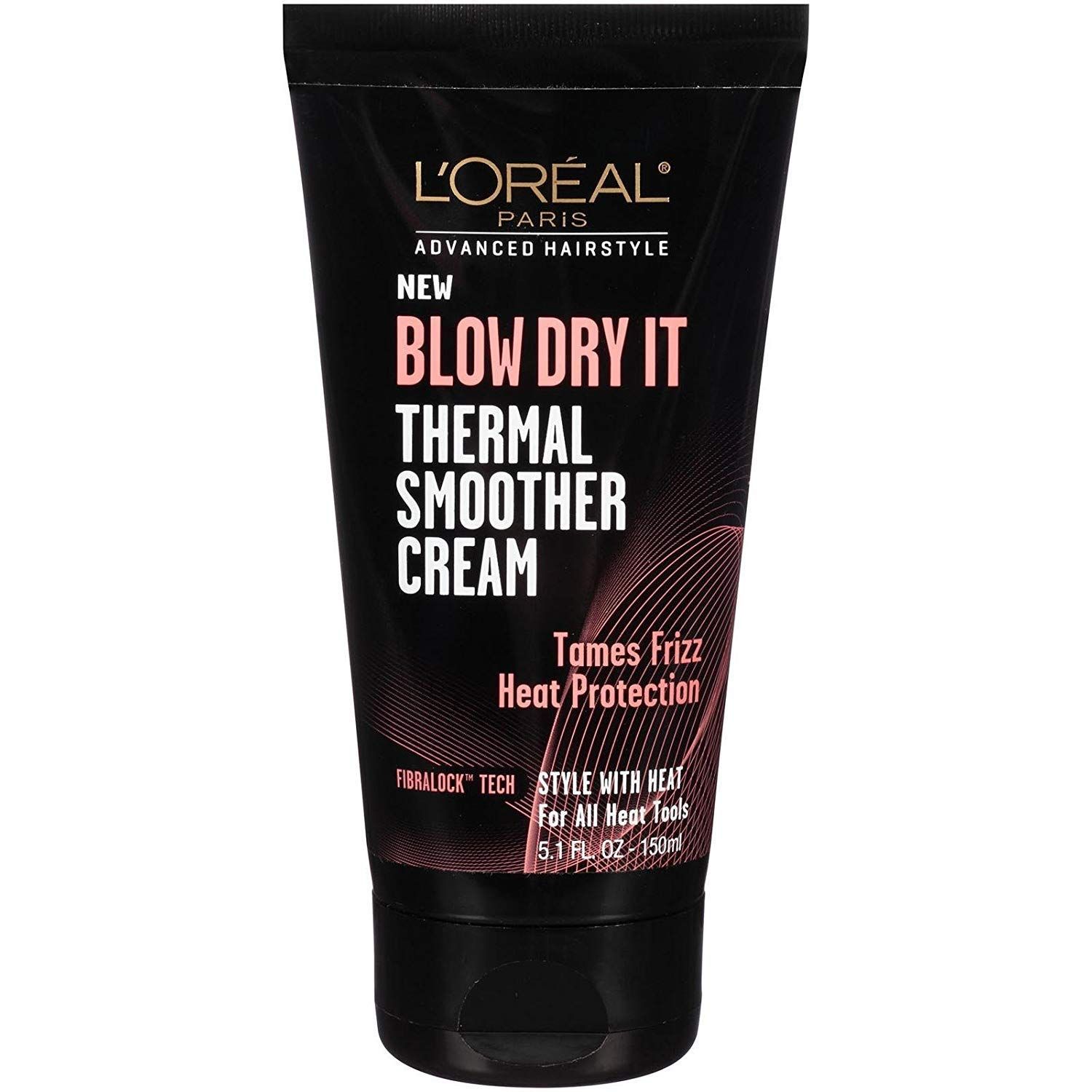 Lor Adv Hair Styl Blw Dry Size 5.1z L&#39;Oreal Advanced Hair Style Blow Dry It Thermal Smoother Cream 5.1z