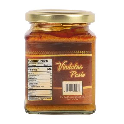 TAJ Vindaloo Paste, Vindaloo Curry Paste, 300g 10.5oz