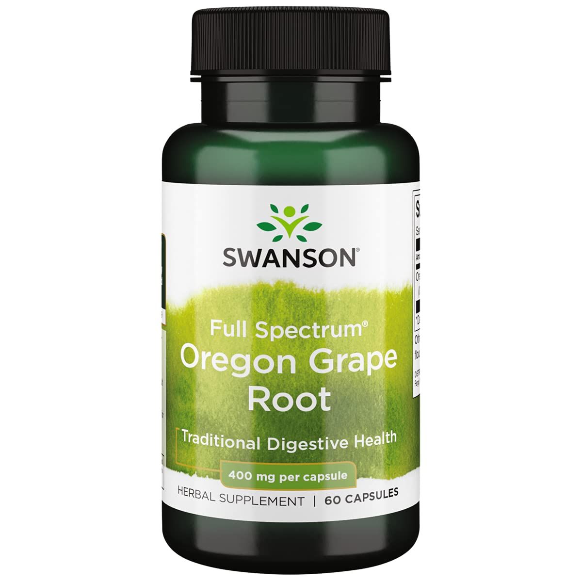 Swanson Full Spectrum Oregon-Grape Root 400 Milligrams 60 Capsules
