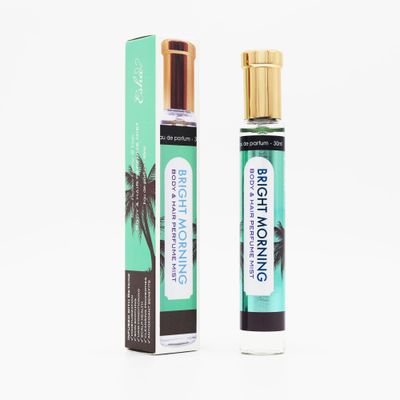 Esha Body &amp; Hair Perfume Mist - Eau de Parfum for Women - Infused with Betaine - Zesty Tangerine, Lemon, Bergamot - BRIGHT MORNING