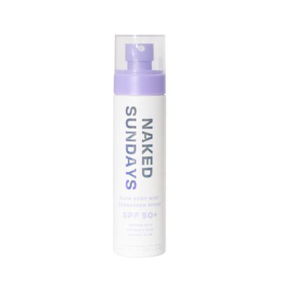 Naked Sundays SPF 50 Body Mist Sunscreen Spray UVAUVB Broad Spectrum Mist, 150 ml