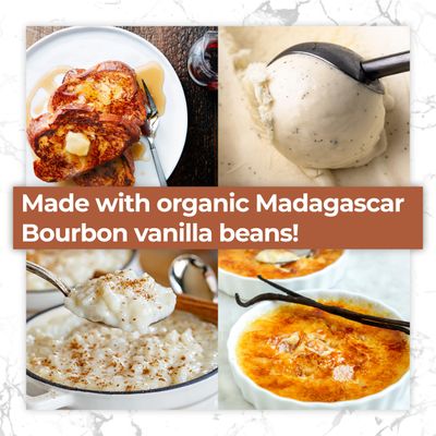 LorAnn Organic Madagascar Vanilla Bean Paste, 4 Ounce