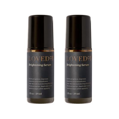 Loved01 Brightening Serum with Niacinamide, Facial Treatment, Helps Improve Dark Spots &amp; Skin Glow, Suitable for Sensitive Skin, 2-Pack 1 fl oz each