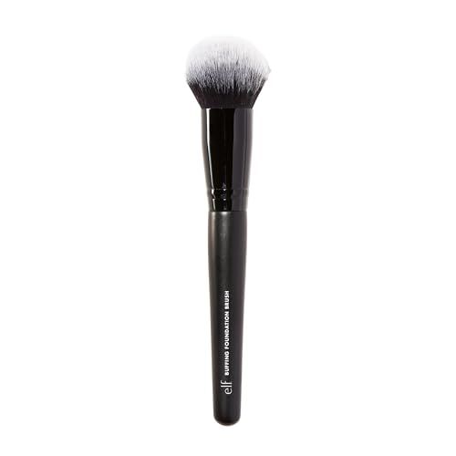 e.l.f. Buffing Foundation Brush, Tapered Makeup Brush For A Seamless-Looking Finish &amp; Even Coverage, Vegan &amp; Cruelty-Free