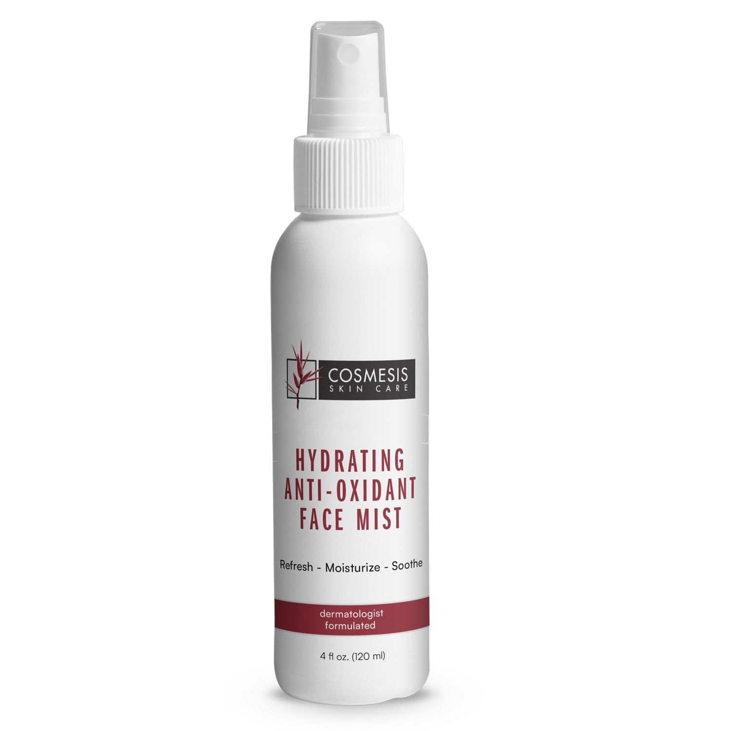 Cosmesis Hydrating Anti-Oxidant Face Mist - Refresh, Moisturize &amp; Soothe Dry Skin, Tea Blend &amp; Vitamins AD - 4 fl oz