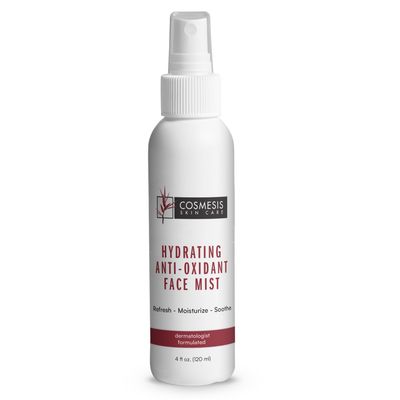 Cosmesis Hydrating Anti-Oxidant Face Mist - Refresh, Moisturize &amp; Soothe Dry Skin, Tea Blend &amp; Vitamins AD - 4 fl oz
