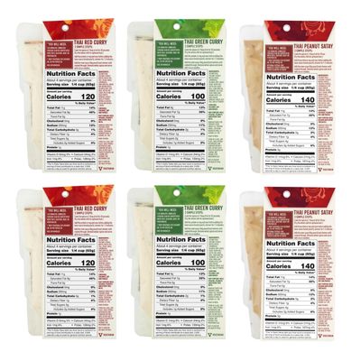 Spice Tailor 3 Simple Steps Restaurant Quality Meals in Minutes Kits Ready in 10 Minutes 6 Pack, Thai Curry Variety
