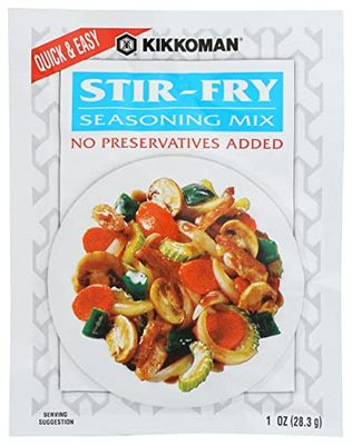 Kikkoman Stir Fry Seasoning Mix, 1-Ounce Packages Pack of 24