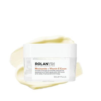 ROLANYIN Niacinamide Vitamin C Cream Deep Hydration Anti Aging Revitalizing Pore Minimizing and Even Skin Tone Formula Skin Care