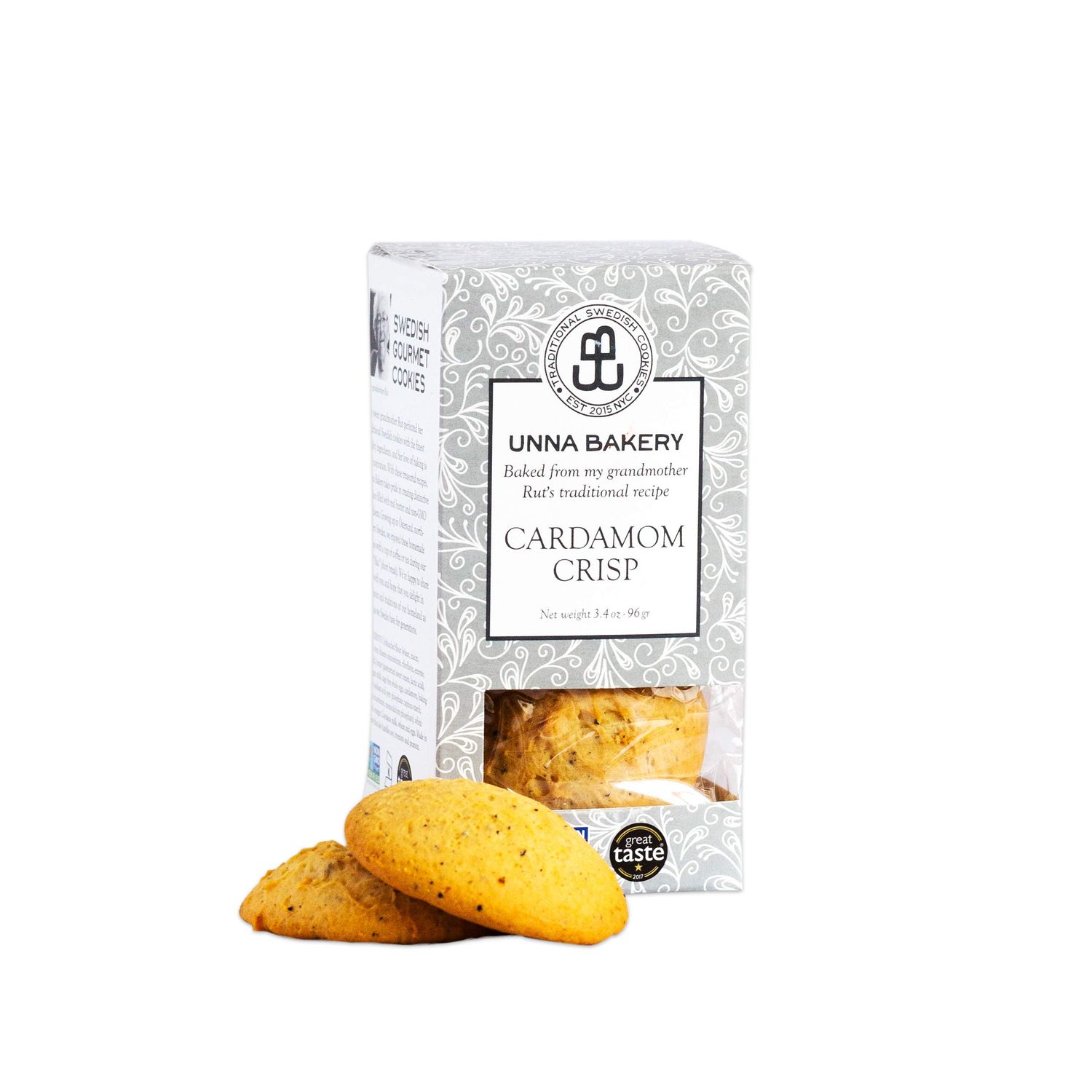 Unna Bakery, Cardamom biscotti cookie. 3.4 oz