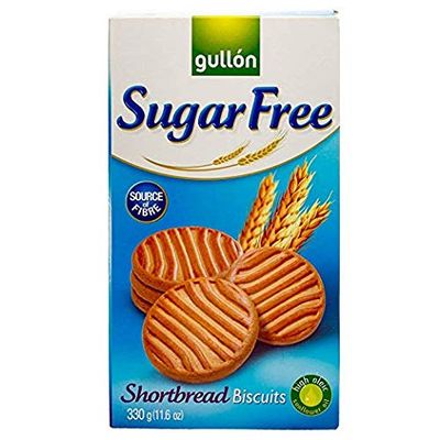 Gullon Cookie SF Shortbread Cookies, 11.63 Ounce, 330 Gram 2 Pack