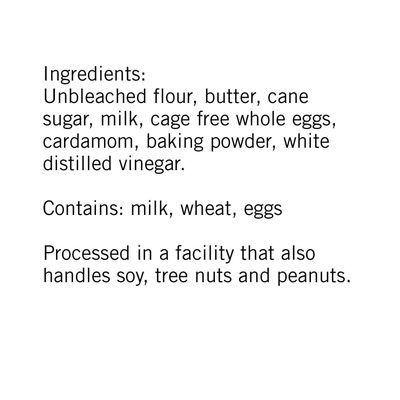 Unna Bakery, Cardamom biscotti cookie. 3.4 oz