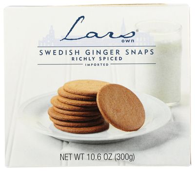 LARS OWN Ginger Snap Cookies, 10.6 OZ