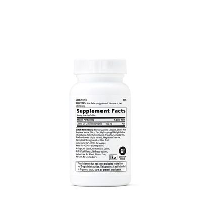 GNC Choline 250mg Supports Brain, Liver and Cardiovascular Health Vegetarian 100 Count