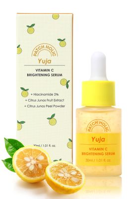 PATCH HOLIC Yuja Vitamin C Brightening Serum - Niacinamide 2, Citrus Junos Fruit Extract, 1.01 fl oz