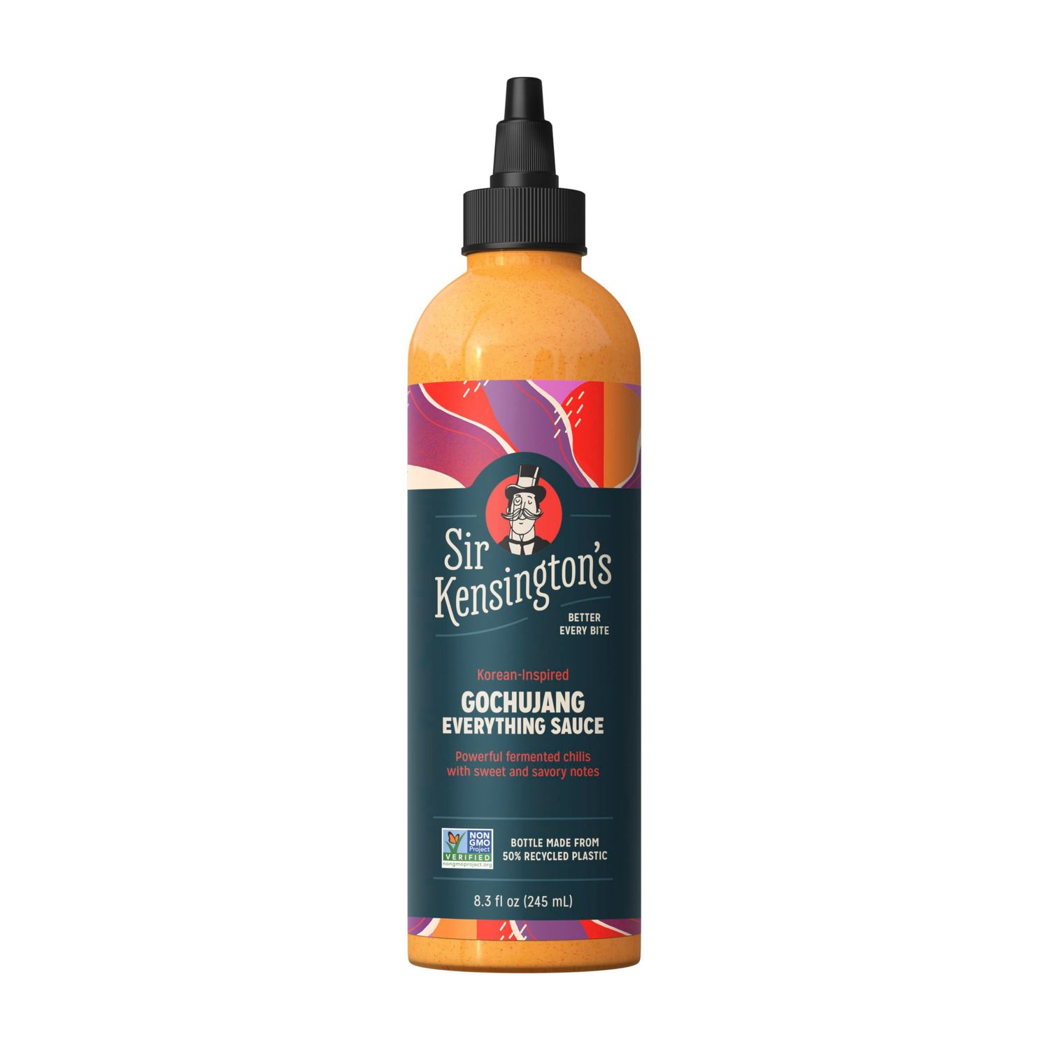 Sir Kensington&#39;s Everything Sauce Gochujang Sauce Dressing Dip and Drizzle Keto Diet Certified Dairy Free Gluten Free Non-GMO Project Verified Shelf-Stable 8.3 oz