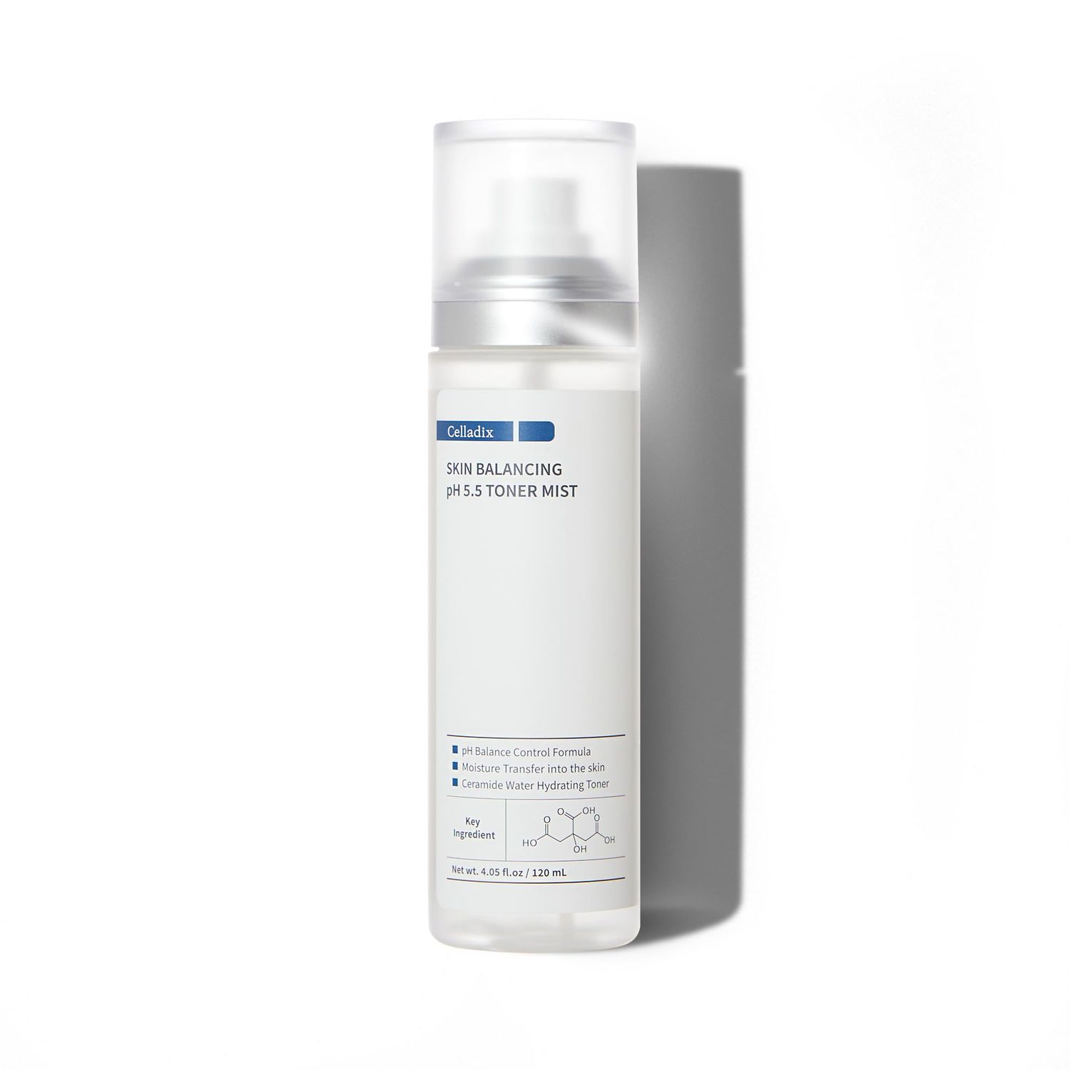 Celladix Skin Balancing pH 5.5 131 Toner Mist Facial Hydration and Moisturization Soothing for Acne Korean Spray With Glacier Water 4.05 fl.oz 120 ml